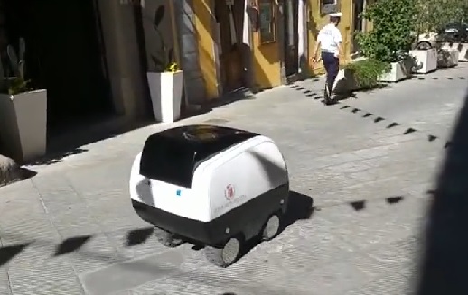 Il carrello della spesa robot è realtà a Peccioli in provincia di Pisa