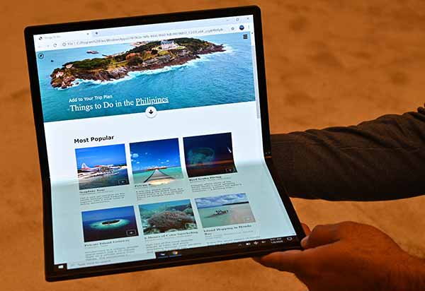 I notebook con il display pieghevole dal CES 2020